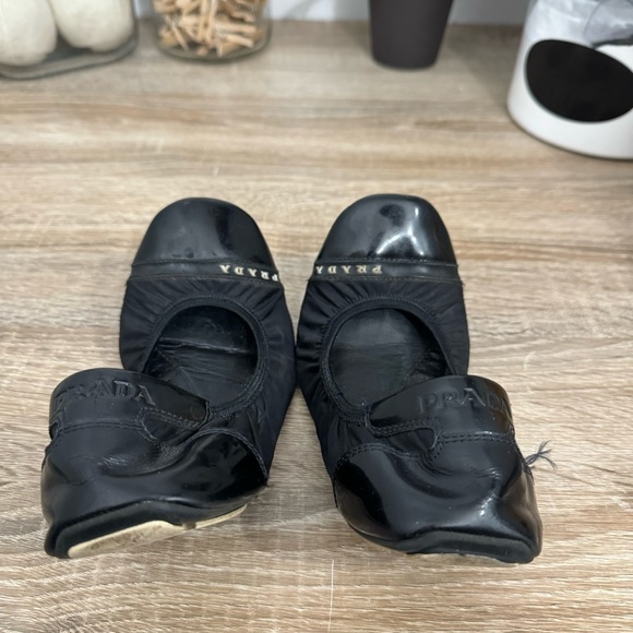 Prada soft leather ballet flats - Picture 2 of 9